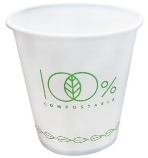 Liquid Nitrogen compostable cup